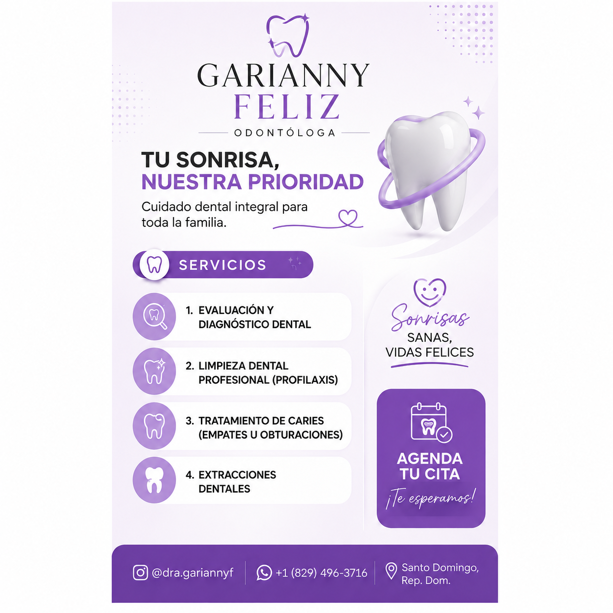 Doctora Garianny Feliz (Odontologa)